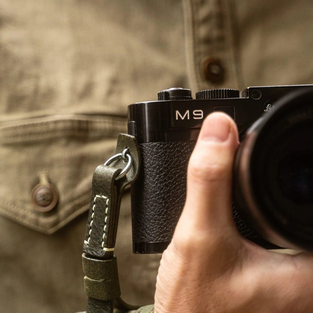 Full Leather Camera Wrist Strap Wotancraft