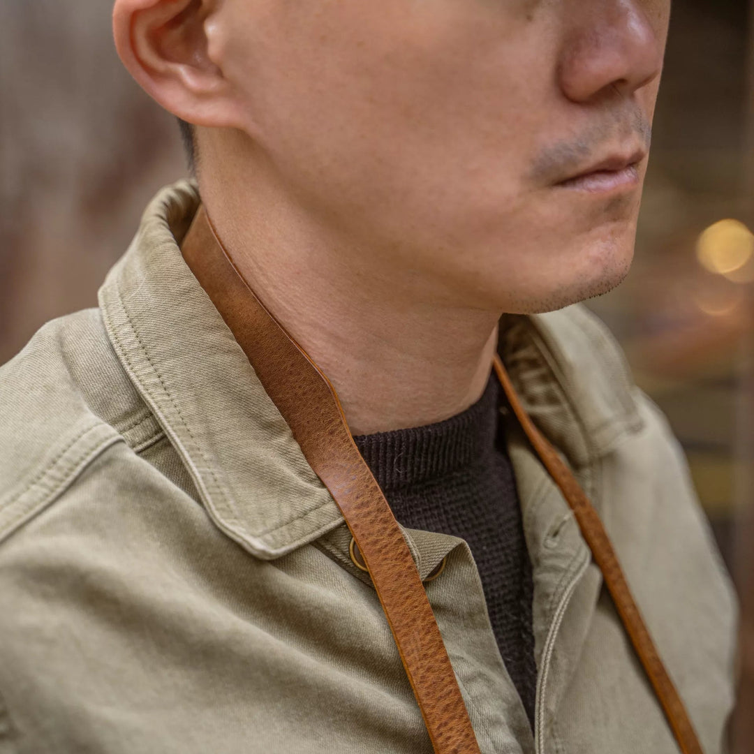Full Leather Camera Neck Strap Wotancraft