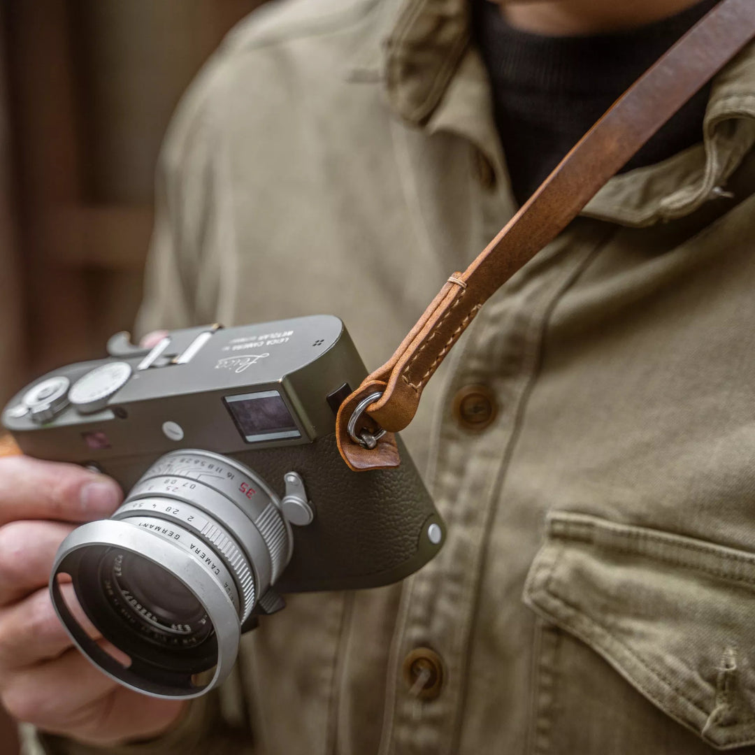 Full Leather Camera Neck Strap Wotancraft
