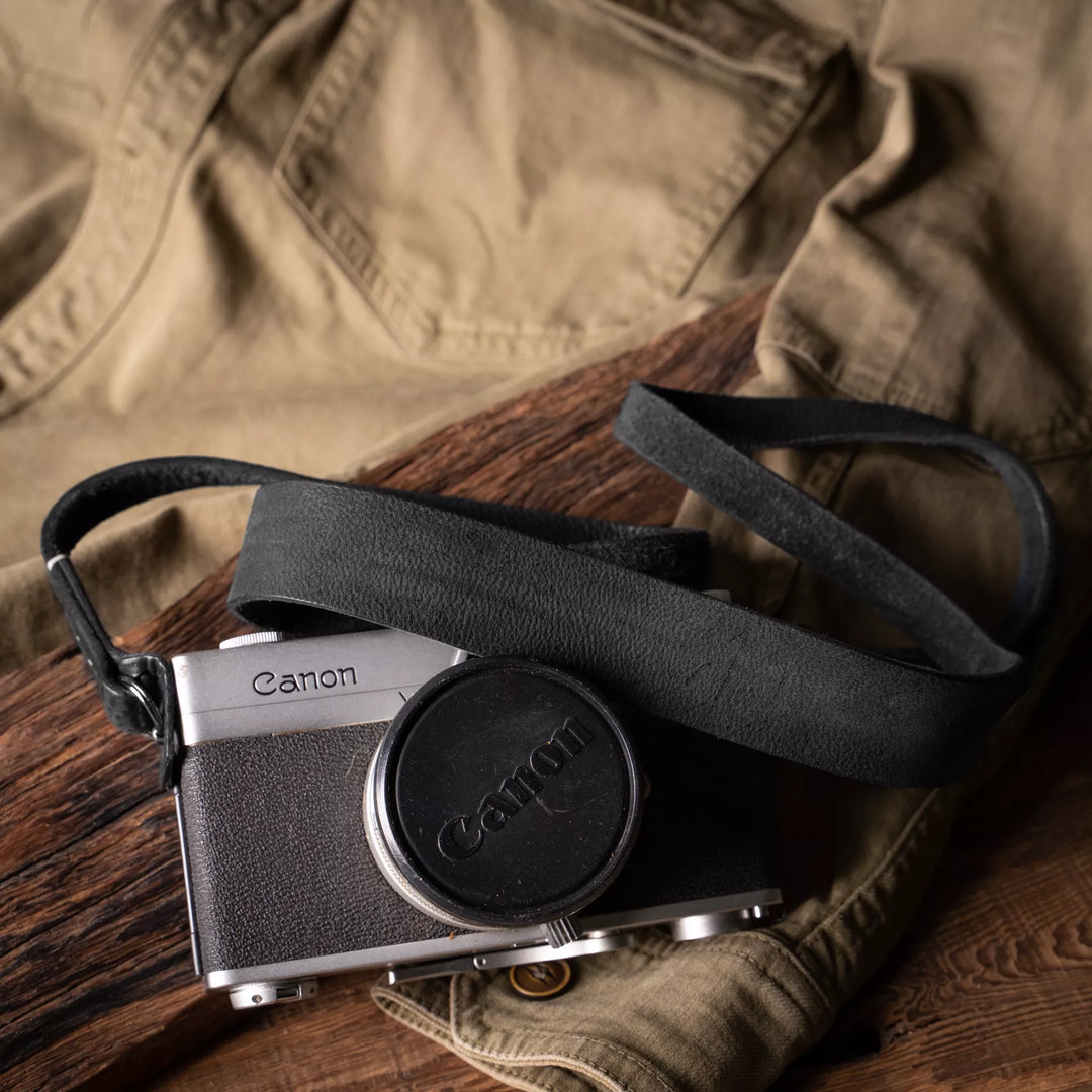 Full Leather Camera Neck Strap Wotancraft