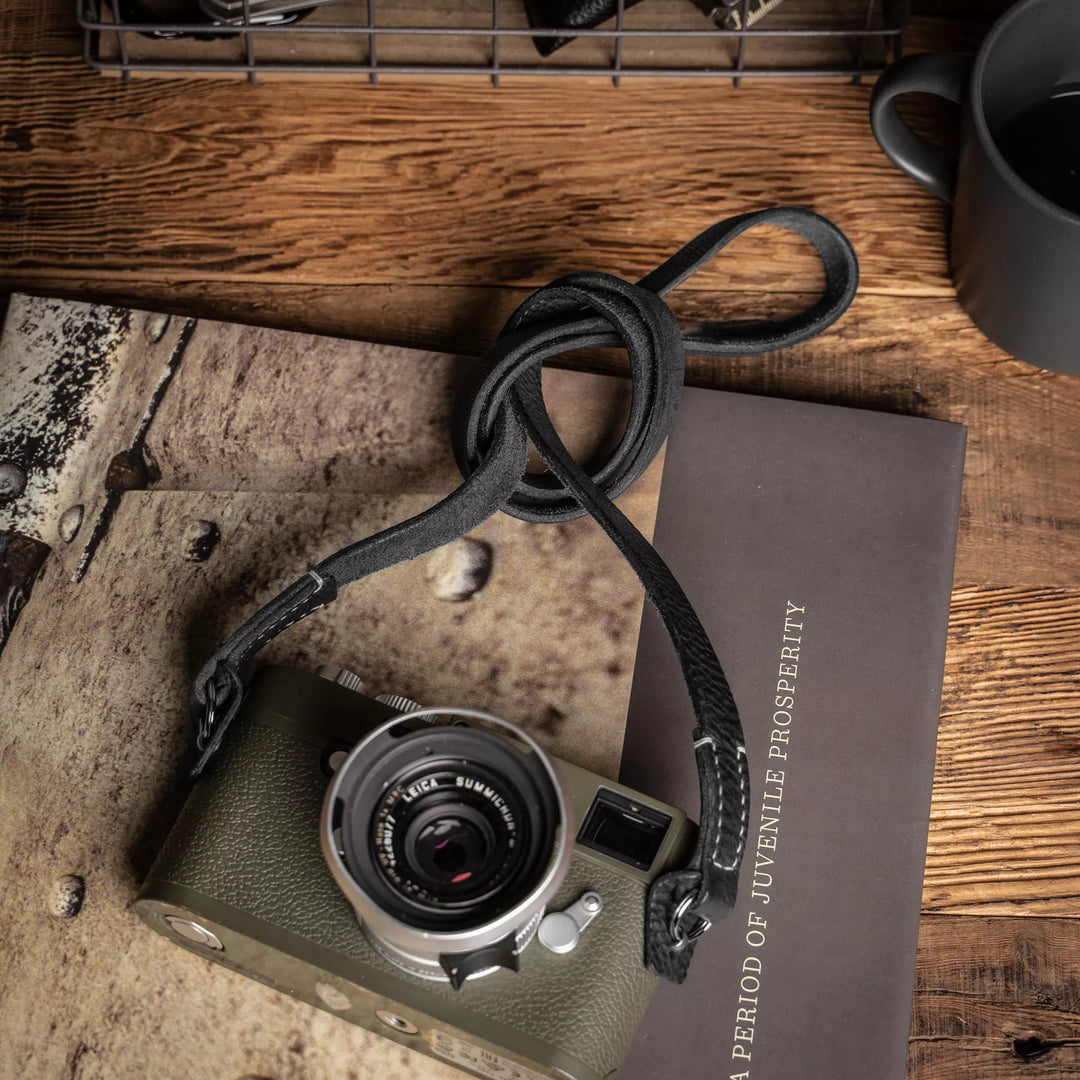 Full Leather Camera Neck Strap Wotancraft