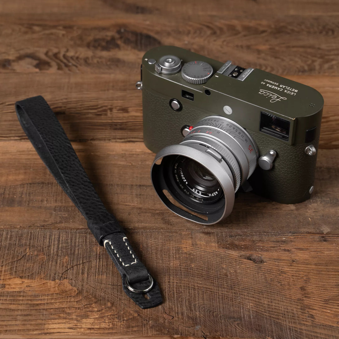 Full Leather Camera Wrist Strap Wotancraft