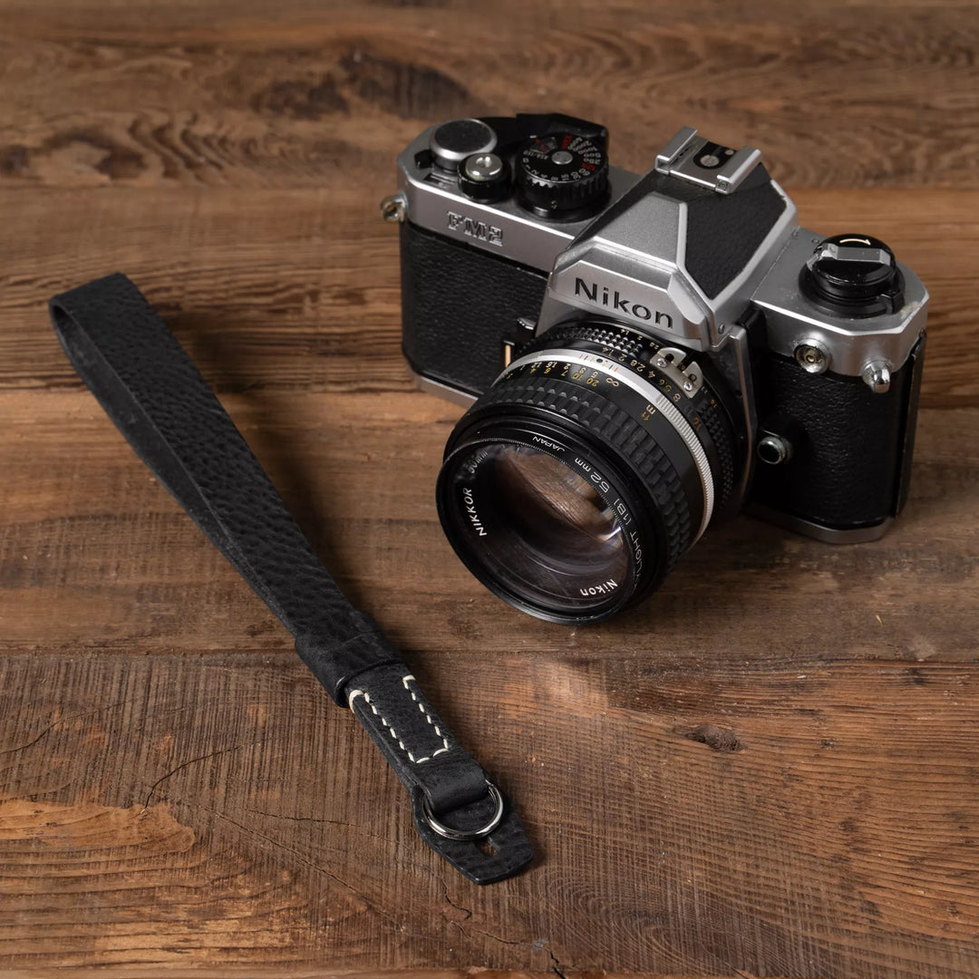 Full Leather Camera Wrist Strap Wotancraft