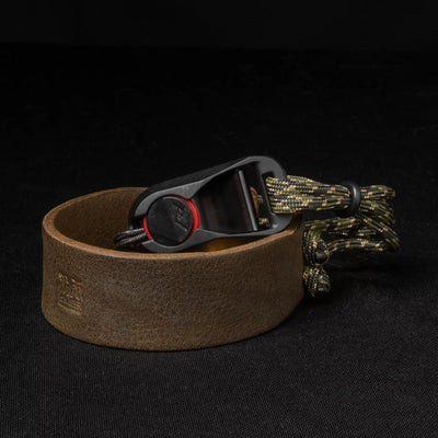 Parachord X Leather Camera Wrist Strap / 009 Olive Camo Wotancraft
