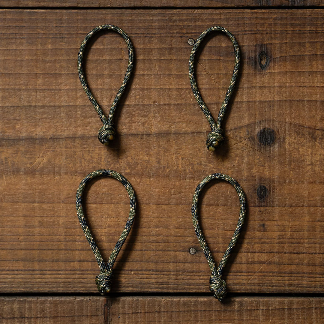 Paracord Zipper Pulls / 009 (set of 4)