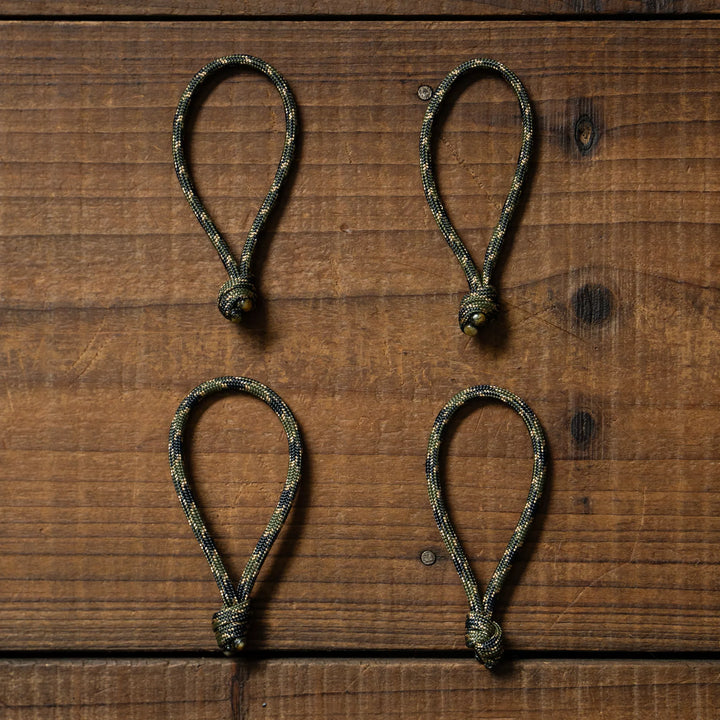 Paracord Zipper Pulls / 009 (set of 4)