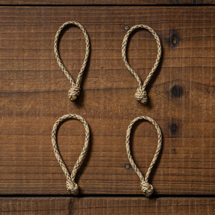 Paracord Zipper Pulls / 001  (set of 4)