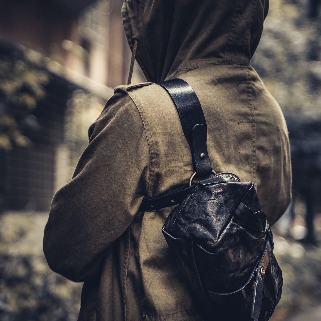 Mini Rider Leather Sling Bag | 3.5L Wotancraft