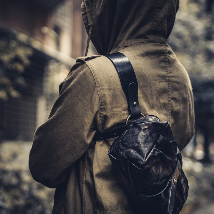 Mini Rider Leather Sling Bag | 3.5L Wotancraft