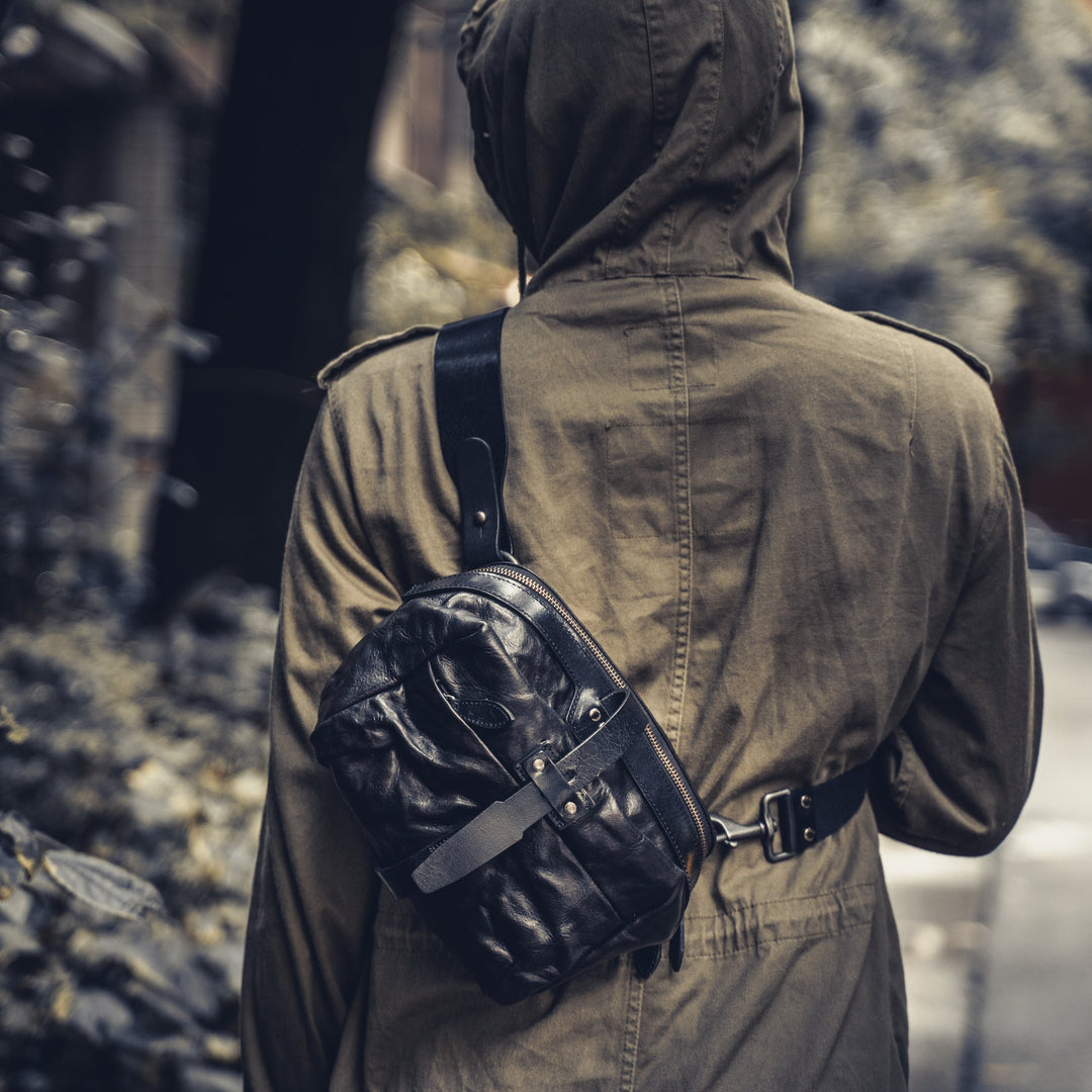 Mini Rider Leather Sling Bag | 3.5L Wotancraft