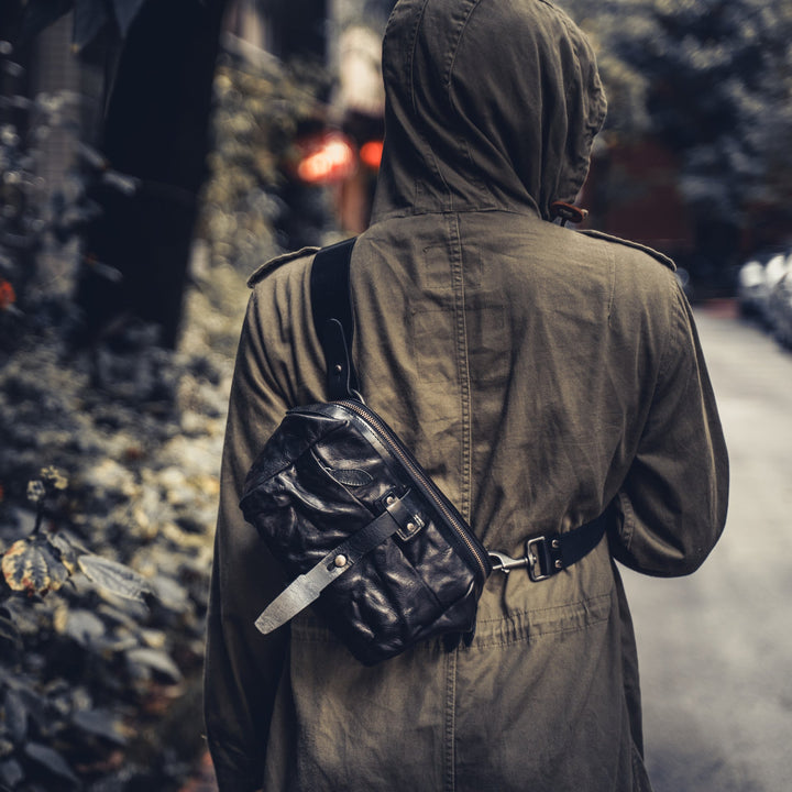 Mini Rider Leather Sling Bag | 3.5L Wotancraft