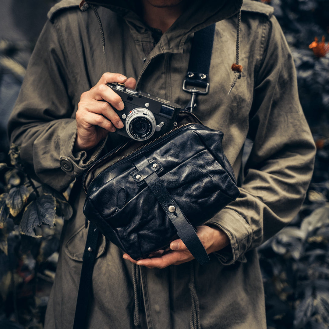 Mini Rider Leather Sling Bag | 3.5L Wotancraft