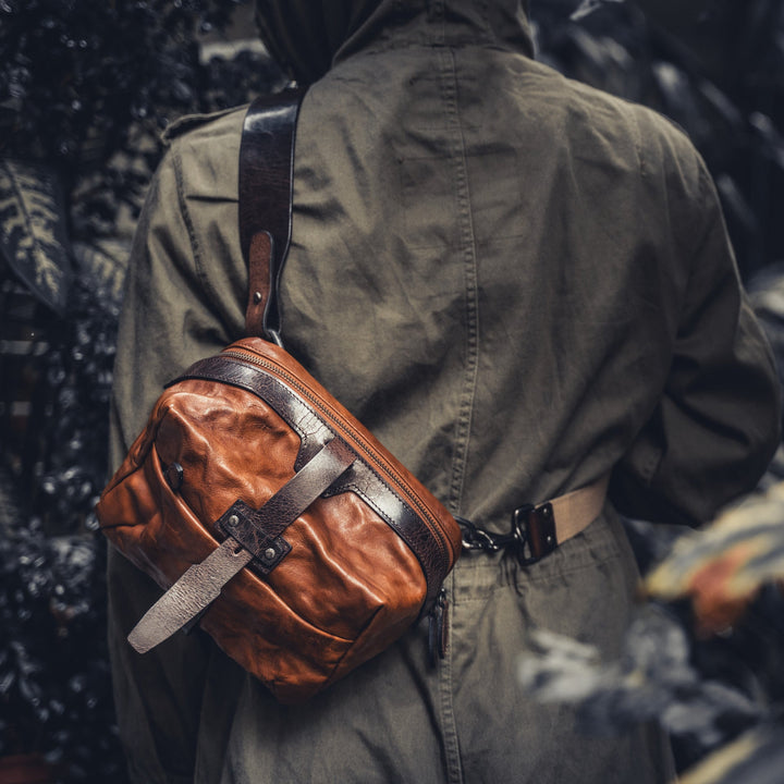 Mini Rider Leather Sling Bag | 3.5L Wotancraft