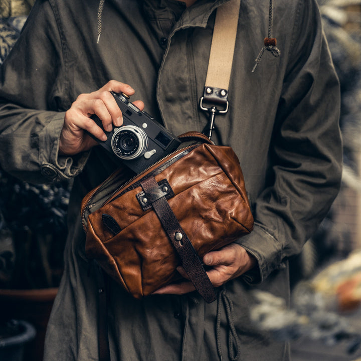 Mini Rider Leather Sling Bag | 3.5L Wotancraft