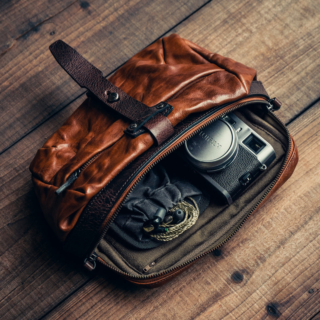 Mini Rider Leather Sling Bag | 3.5L Wotancraft