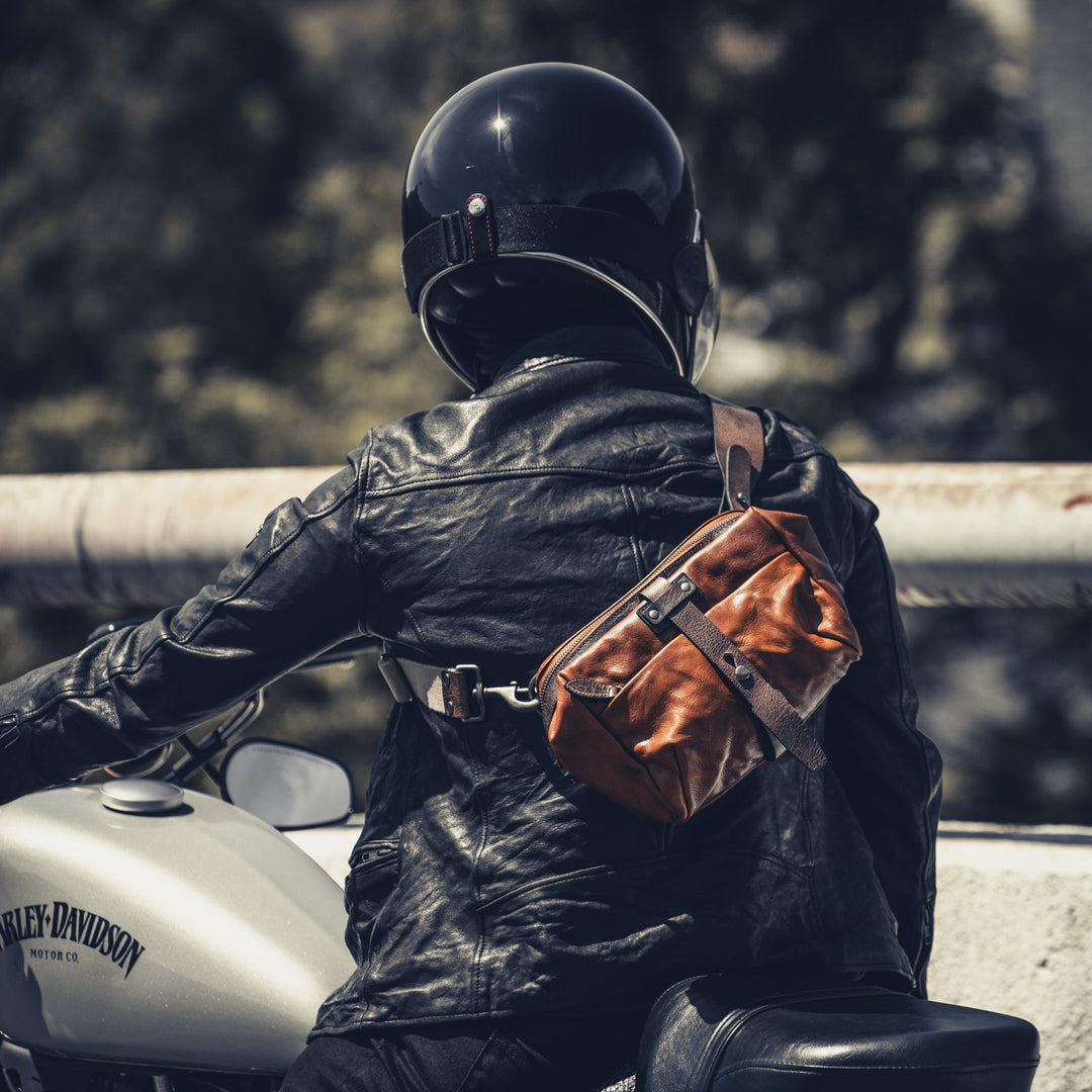 Mini Rider Leather Sling Bag | 3.5L Wotancraft