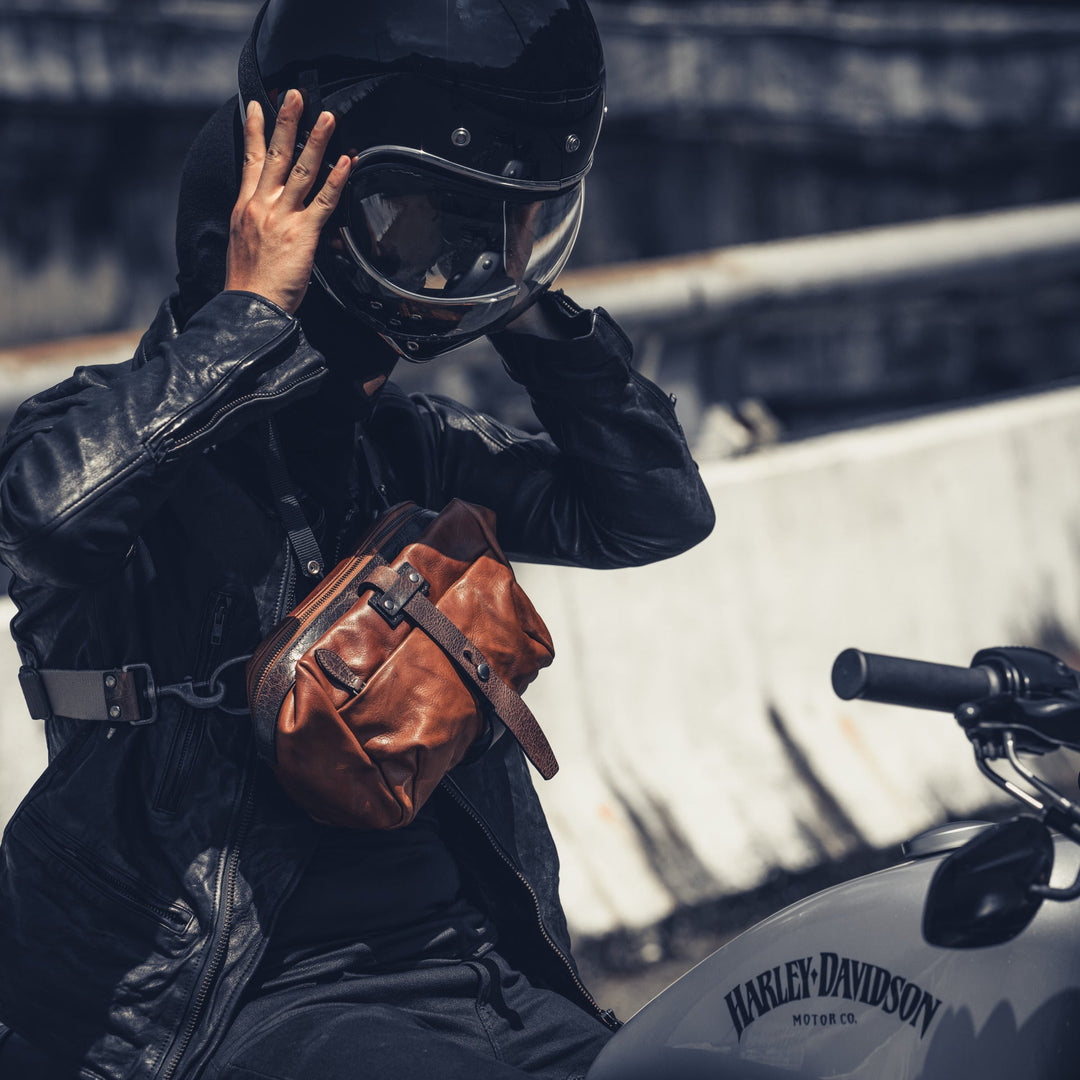 Mini Rider Leather Sling Bag | 3.5L Wotancraft