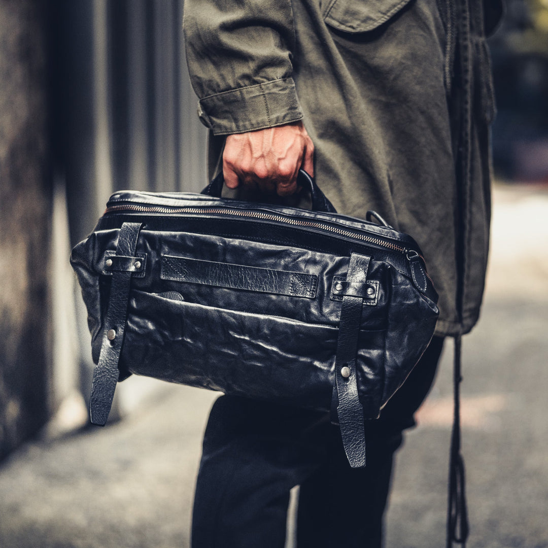 Night Rider Leather Sling Bag | 9.5L Wotancraft
