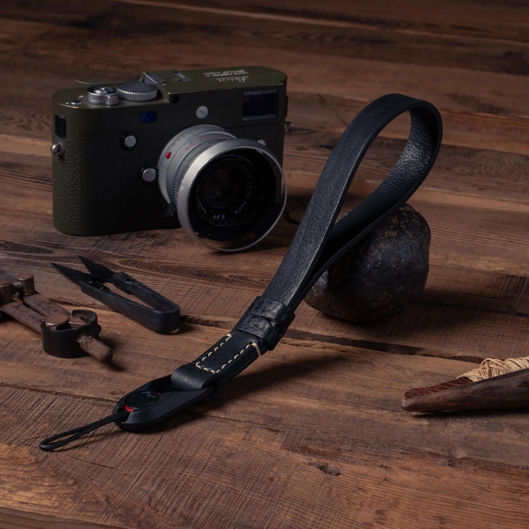 Premium Handcrafted Double-Sided Leather Wrist Strap 000 Wotancraft