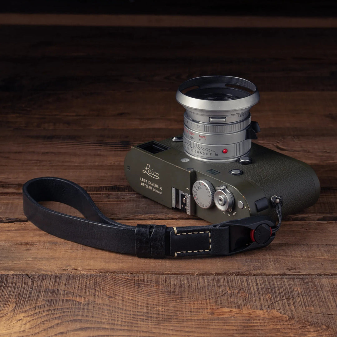 Premium Handcrafted Double-Sided Leather Wrist Strap 000 Wotancraft