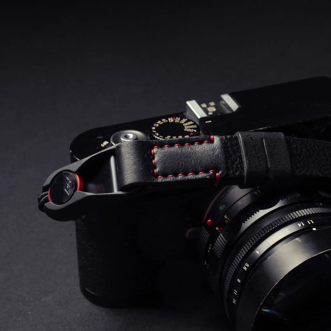 Premium Handcrafted Double-Sided Leather Wrist Strap 002 Wotancraft