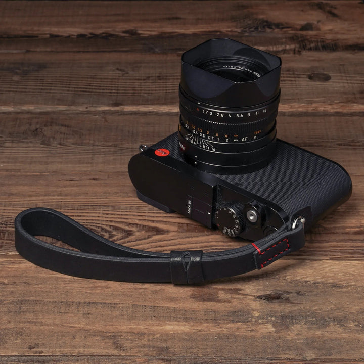 Premium Handcrafted Double-Sided Leather Wrist Strap 002 Wotancraft