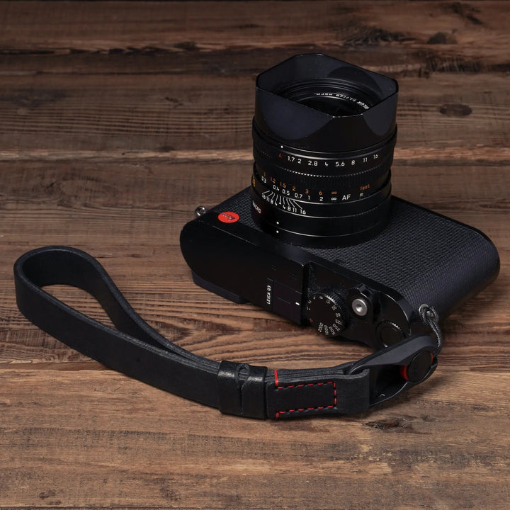 Premium Handcrafted Double-Sided Leather Wrist Strap 002 Wotancraft