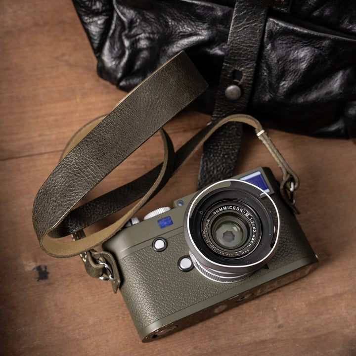 Full Leather Camera Neck Strap Wotancraft