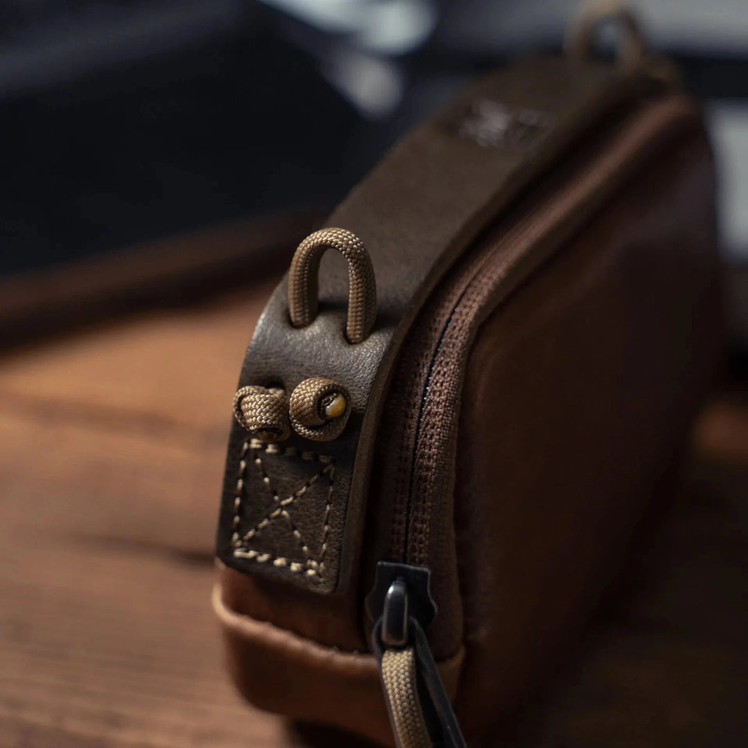Full Leather Portable Camera Pouch S Wotancraft