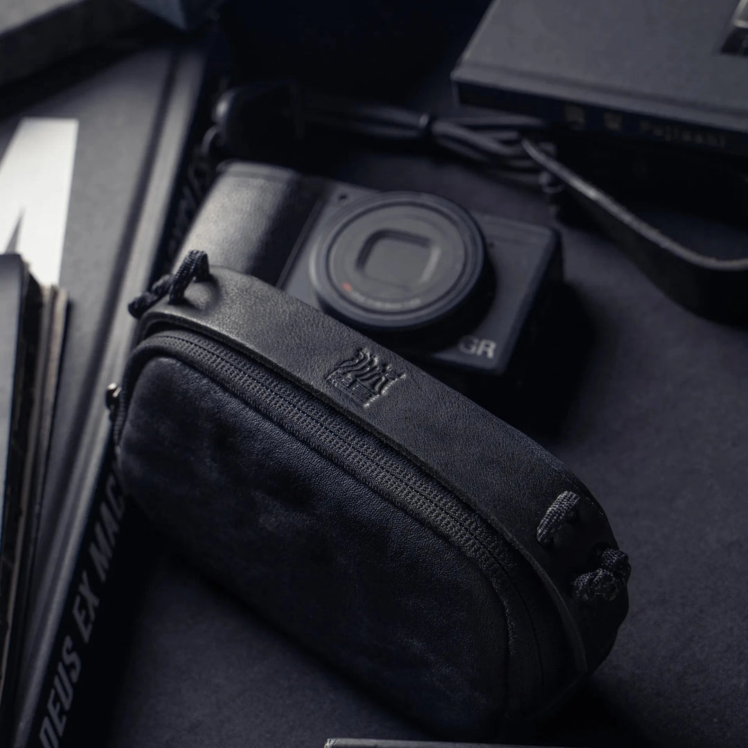 Full Leather Portable Camera Pouch S Wotancraft