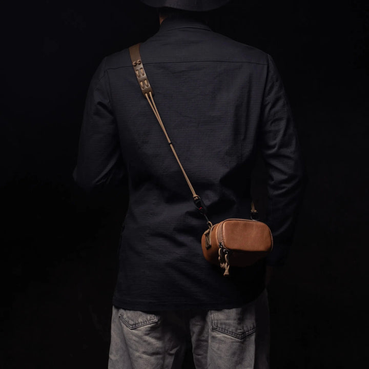 Full Leather Portable Camera Pouch L FEVERGUY