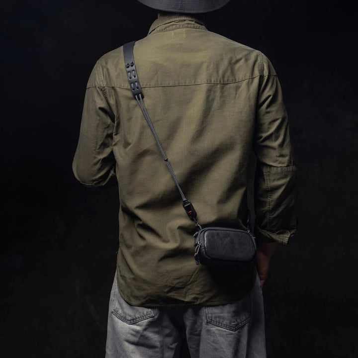 Full Leather Portable Camera Pouch M Wotancraft