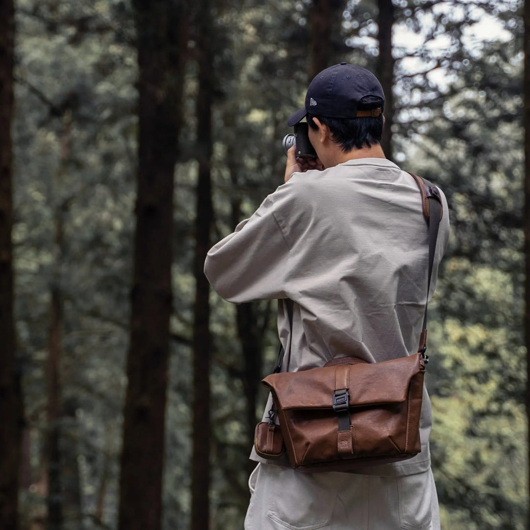 Pilot Leather Travel Camera Bag 7L | Upgraded Wotancraft