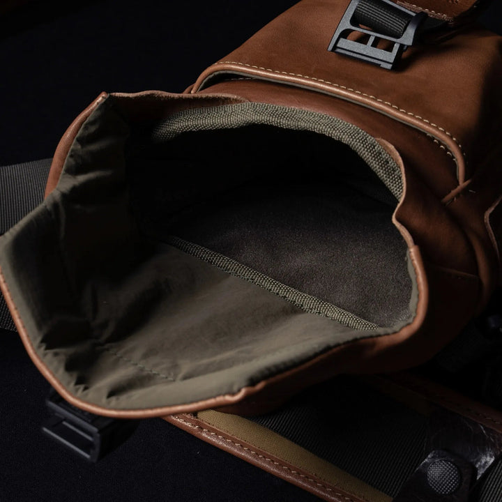Leather Pilot Travel Camera Bag | 2L Upgraded Wotancraft