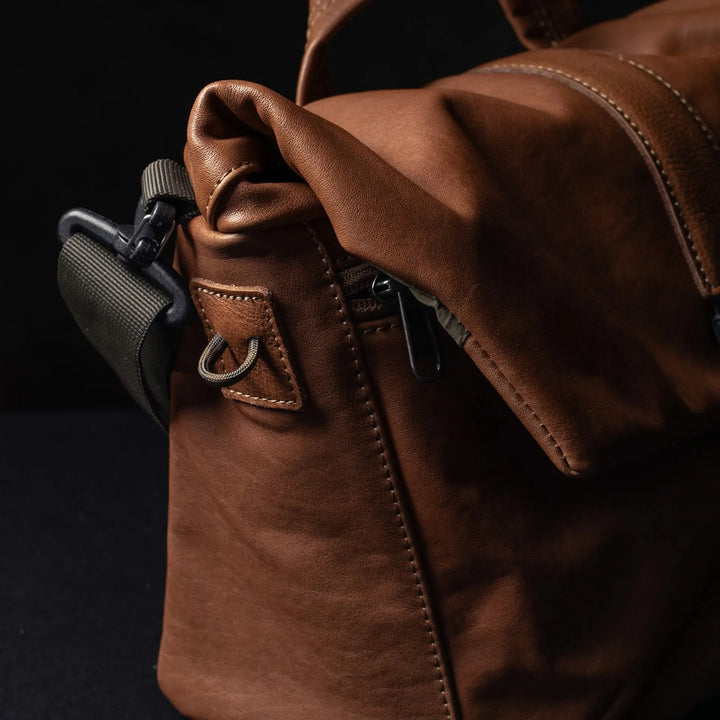 Leather Pilot Travel Camera Bag | 3.5L Upgraded Wotancraft