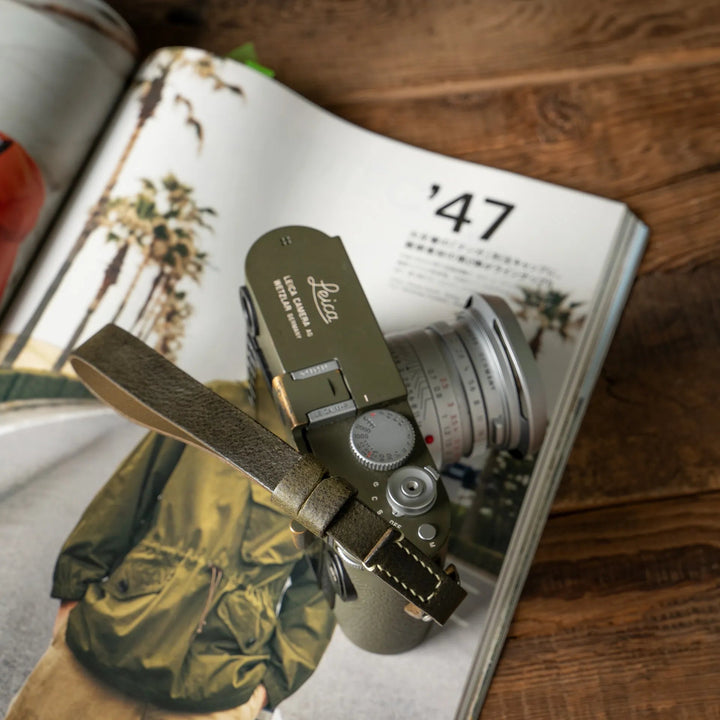 Full Leather Camera Wrist Strap Wotancraft