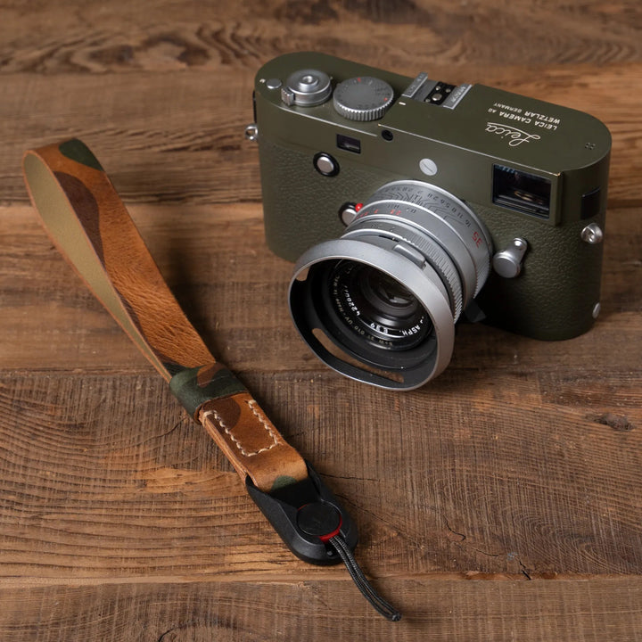 Full Leather Camera Wrist Strap Wotancraft