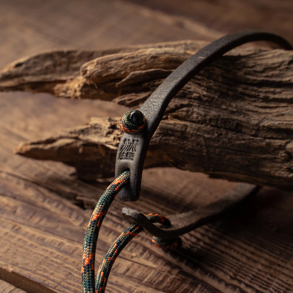 Parashooter Wrist Strap / 008 Olive Orange Camo / Slim Wotancraft
