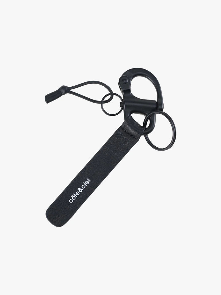 LetGo Keychain Leather Black côte&ciel
