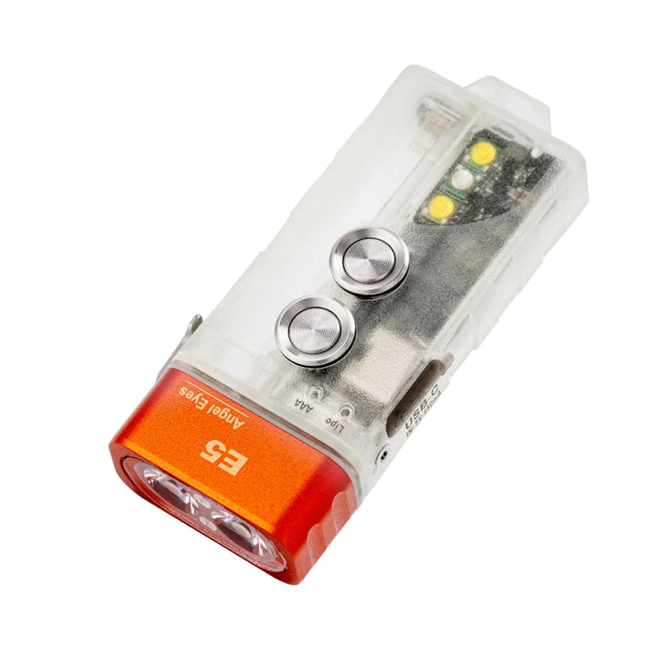 Angel Eyes E5 GITD Hybrid Keychain Flashlight