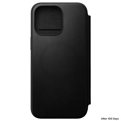 iPhone 15 系列的現代皮革摺疊保護殼 | Nomad Leather