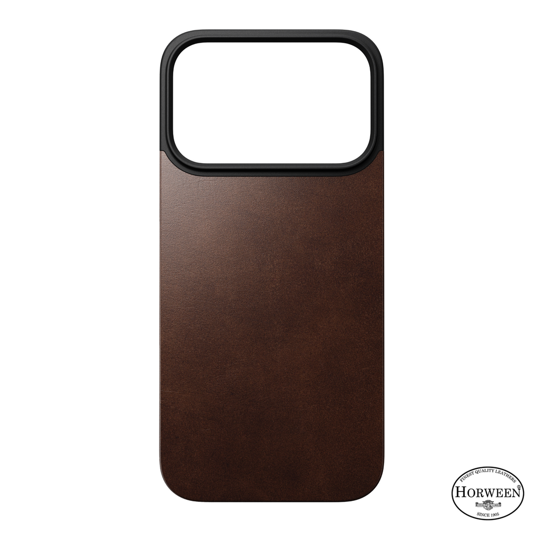 Magnetic Leather Back for iPhone 17 | Horween Nomad