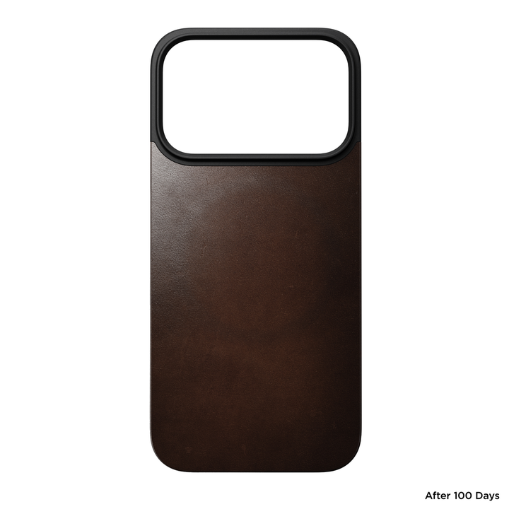 Magnetic Leather Back for iPhone 17 | Horween Nomad