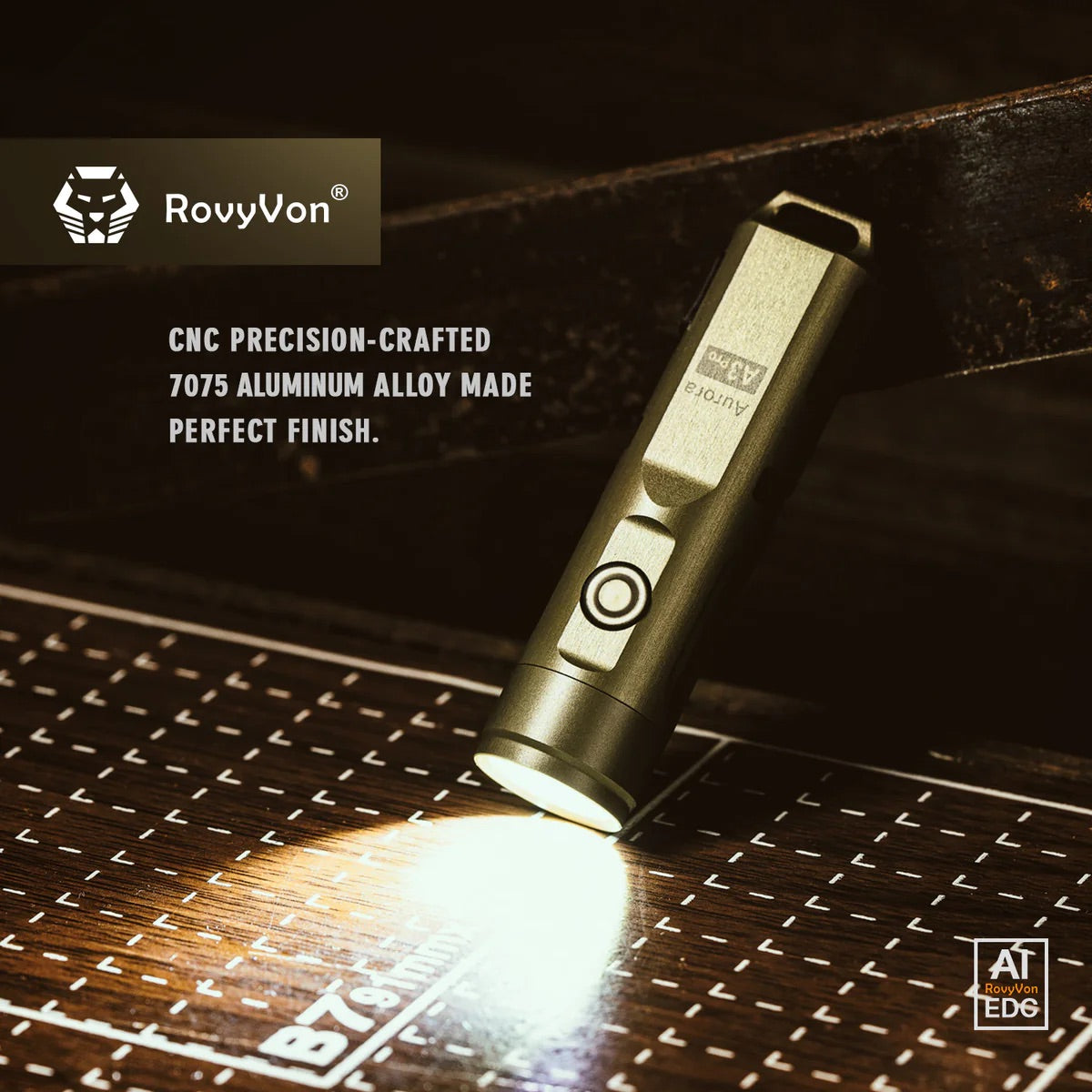 RovyVon - Aurora A3 Pro 7075 Al LED Keychain Flashlight | G4