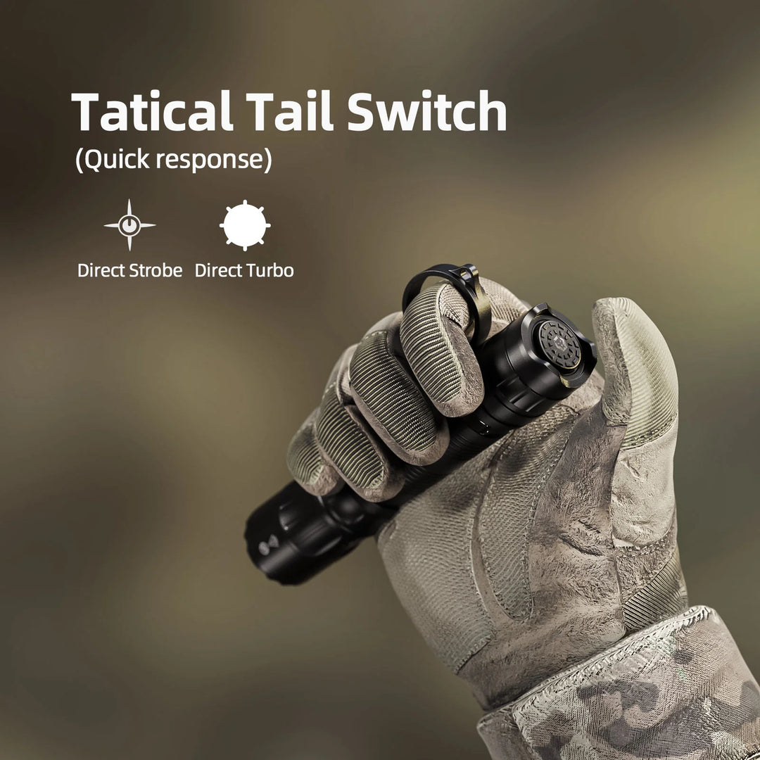 GL1 3200 Lumens Rotary Tactical Flashlight RovyVon