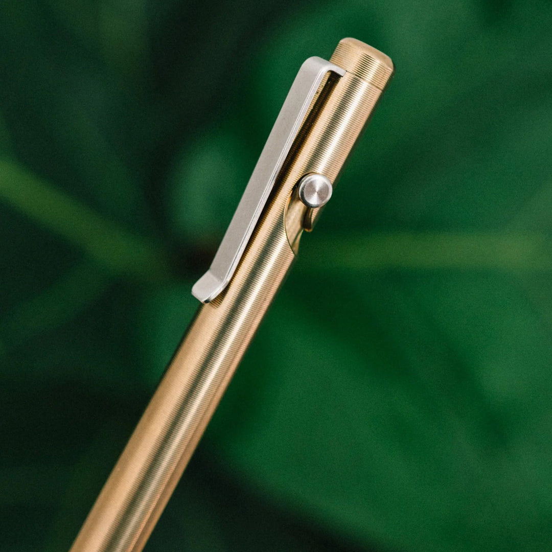 Bronze Bolt Action Pen Tactile Turn