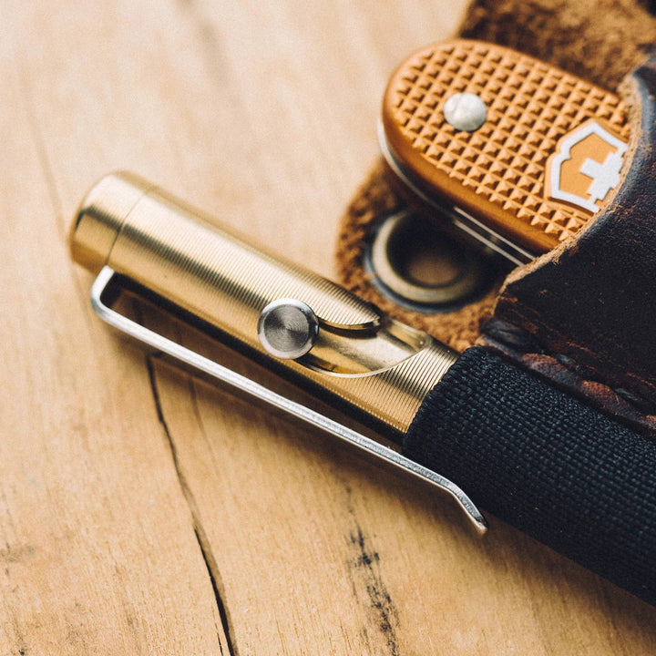 Bronze Bolt Action Pen Tactile Turn