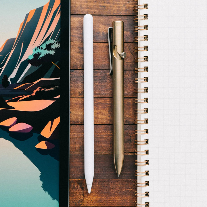 Bronze Bolt Action Pen Tactile Turn