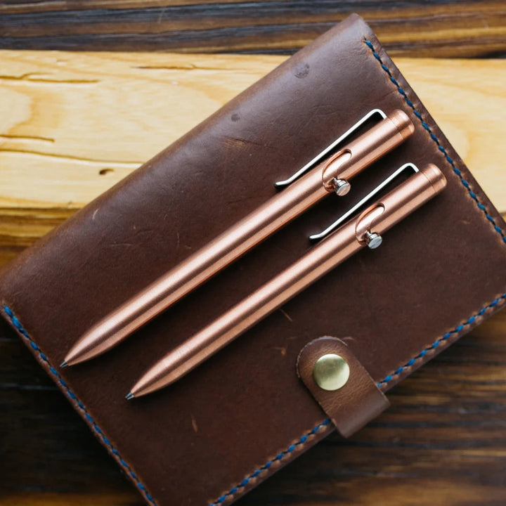 Copper Bolt Action Pen Tactile Turn
