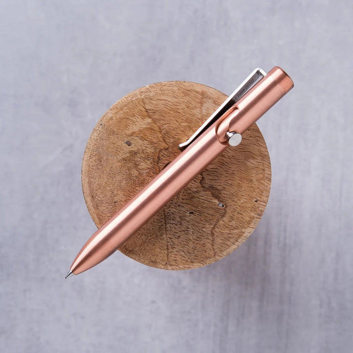 Copper Bolt Action Pen Tactile Turn